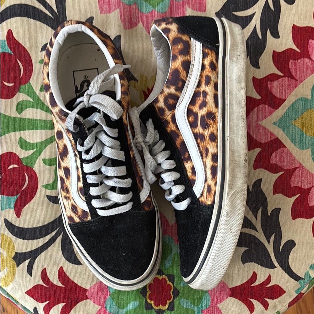 Vans Old School Leopard Sneakers